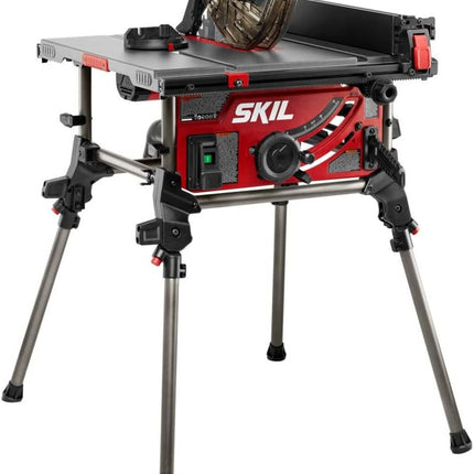 SKIL 15 Amp 10 Inch Portable Jobsite Table Saw with Folding Stand- TS6307-00