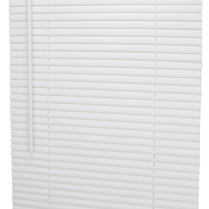Simple Spaces PVCMB-3A Blind, 64 in L, 27 in W, Vinyl, White :EA: QUANTITY: 4