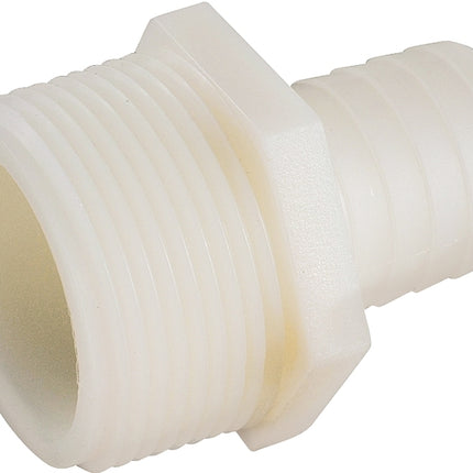 Anderson Metals 53701-0612 Adapter, 3/8 in, Barb, 3/4 in, MIP, 150 psi Pressure, Nylon :EA: QUANTITY: 10
