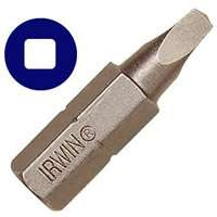 Irwin 3512052C Insert Bit, #2 Drive, Square Recess Drive, 1/4 in Shank, Hex Shank, 1 in L, S2 Steel :CD 2: QUANTITY: 1