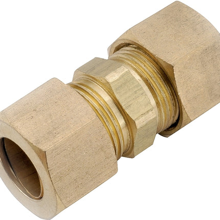 Anderson Metals 750062-03 Pipe Union, 3/16 in, Compression, Brass, 400 psi Pressure :EA: QUANTITY: 10