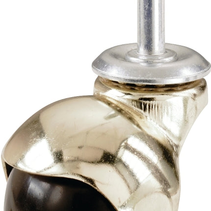 Shepherd Hardware 9352 Swivel Ball Caster, 1-5/8 in Dia Wheel, Die-Cast Metal Wheel, Black, 75 lb :PK 2: QUANTITY: 1