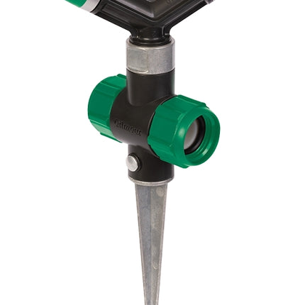 Gilmour Mfg 813423-1003 Whirling Sprinkler with Spike Base, 1800 sq-ft, Metal/Plastic :EA: QUANTITY: 1