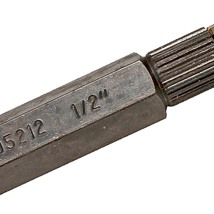 Superior Tool 05212 Internal Pipe Wrench, 1/2 in Jaw, Straight Jaw, Steel, Nickel Chrome :EA: QUANTITY: 1