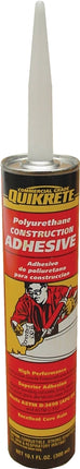 Quikrete 9902-10 Construction Adhesive, Gray, 10.1 oz Caulk Tube :EA: QUANTITY: 1
