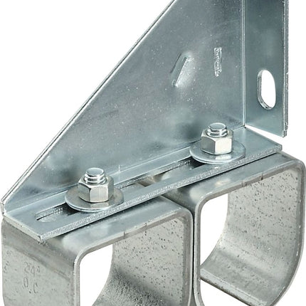 National Hardware N193-904 Round Rail, Steel, Galvanized, 2 in W, 7-3/32 in H, 5-13/16 in L :EA: QUANTITY: 2