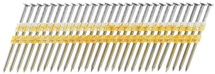 Senco GD25APBSN Collated Nail, 2-1/2 in L, Steel, Bright Basic, Full Round Head, Smooth Shank :BX5M: QUANTITY: 1