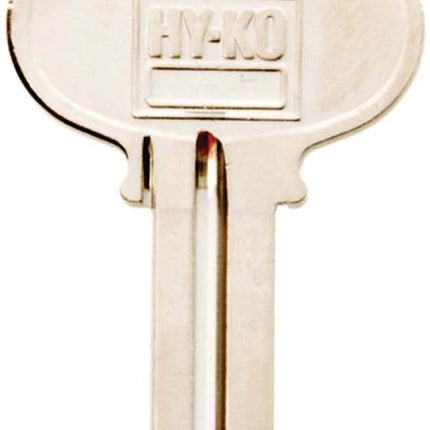 Hy-Ko 11010S1 Key Blank, Brass, Nickel, For: Sargent Cabinet, House Locks and Padlocks :EA: QUANTITY: 10