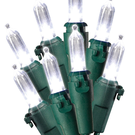 Sylvania W11L1604 Light Set, Christmas, 120 V, 9.6 W, LED Lamp, Cool White Lamp, 25,000 hr Average Life :EA: QUANTITY: 12