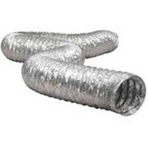 Dundas Jafine ProFlex BTD48 Transition Duct, 8 ft L, Aluminum :EA: QUANTITY: 1