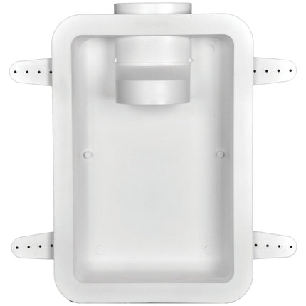Dundas Jafine DRB4XZW Dryer Vent Box, 20-1/2 in L, 17-1/2 in H, 4.8 in Vent Hole, Polystyrene, White :EA: QUANTITY: 1