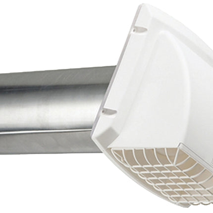 Dundas Jafine ProMax PMH4WZW Exhaust Hood, 6-1/4 in W Hood, 4-1/4 in D Hood, 7 in H Hood, 4 in Duct, Polypropylene Hood :EA: QUANTITY: 1