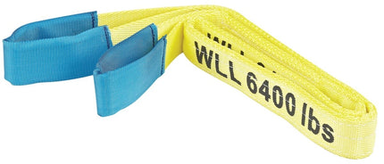 ProSource FH4019 Lifting Sling, Heavy-Duty, Polyester, Yellow :EA: QUANTITY: 1