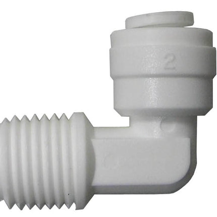 Watts PL-3009 Tube Elbow, 1/4 in, 90 deg Angle, Plastic, 150 psi Pressure :EA: QUANTITY: 1