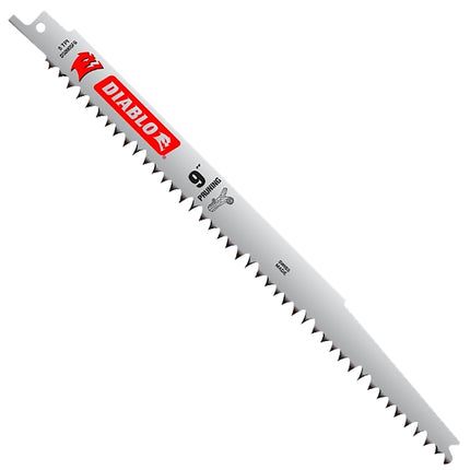 Diablo DS0905FG Reciprocating Saw Blade, 1 in W, 9 in L, 5 TPI, HCS Cutting Edge :CD: QUANTITY: 1