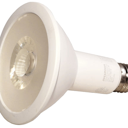 Sylvania 79280 LED Bulb, Flood/Spotlight, PAR30 Lamp, 65 W Equivalent, E26 Lamp Base, Clear, Warm White Light :BX2: QUANTITY: 1
