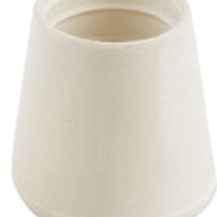 Shepherd Hardware 9755 Furniture Leg Tip, Round, Rubber, Off-White, 1 in Dia :EA: QUANTITY: 24