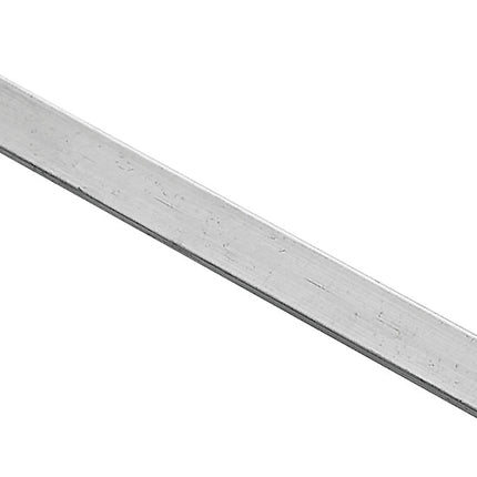Stanley Hardware 4200BC Series N247-007 Flat Bar, 1/2 in W, 48 in L, 1/8 in Thick, Aluminum, Mill :EA: QUANTITY: 1