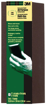3M 910PSA Sanding Sponge, Fine :CD: QUANTITY: 1
