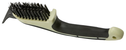 Hyde 46835 Wire Brush with Scraper, 1 in L Trim, HCS Bristle, 1-13/64 in W Brush, 9-1/4 in OAL :EA: QUANTITY: 1