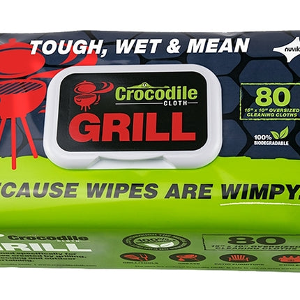 Crocodile Cloth Consumer 6600 Grill Cleaning Cloth, 15 in L, 10 in W :PK80: QUANTITY: 8