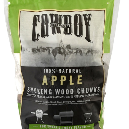 Cowboy 52330 Smoking Chunk, 16-3/4 in L, Wood, 350 cu-in :BAG: QUANTITY: 6