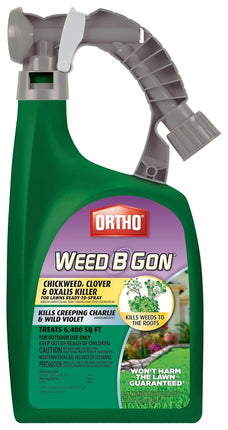 Ortho Weed B Gon 0398710 Weed Killer Concentrate, Liquid, Spray Application, 32 oz Bottle :QUART: QUANTITY: 1