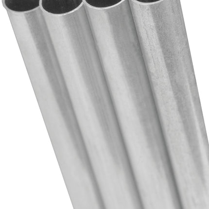 K & S 1114 Decorative Metal Tube, Round, 36 in L, 9/32 in Dia, 0.014 in Wall, Aluminum :EA: QUANTITY: 5