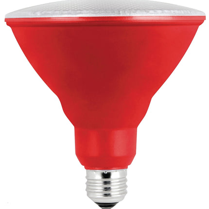 Feit Electric PAR38/R/10KLED/BX LED Bulb, Flood/Spotlight, PAR38 Lamp, E26 Lamp Base, Red Light :EA: QUANTITY: 4