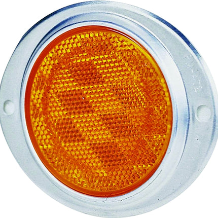 PM V472 V472A Oval Reflector, Amber Reflector :EA: QUANTITY: 1