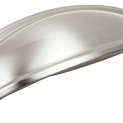 Amerock Ashby Series BP36640G10 Cabinet Pull, 5-1/16 in L Handle, 1-3/8 in Projection, Zinc, Satin Nickel
