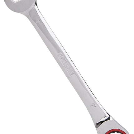 Vulcan PG1 Combination Wrench, SAE, 1 in Head, Chrome Vanadium Steel, Polished Mirror