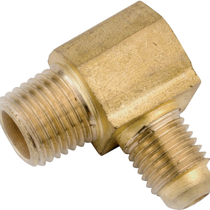 Anderson Metals 754049-0604 Pipe Reducing Elbow, 3/8 x 1/4 in, 90 deg Angle, Brass, 1000 psi Pressure
