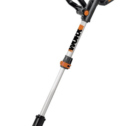 WORX WG163 String Trimmer/Edger, 20 V, 37.8 in L Shaft, Black/Orange/Silver :EA: QUANTITY: 1