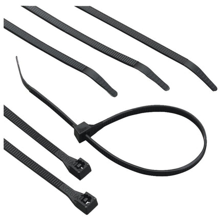Calterm 73272 Cable Tie, 6/6 Nylon, Black :PK100: QUANTITY: 1