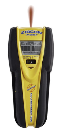 Zircon 63415 Multi-Scanner OneStep i320, 9 V Battery, 3/4 to 3 in Detection, Detectable Material: Metal/Wood :EA: QUANTITY: 1