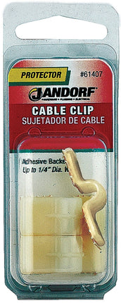 Jandorf 61407 Cable Clip, Nylon, Natural :CD: QUANTITY: 1