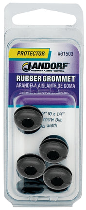 Jandorf 61503 Grommet, Rubber, Black, 1/4 in Thick Panel :CD: QUANTITY: 1