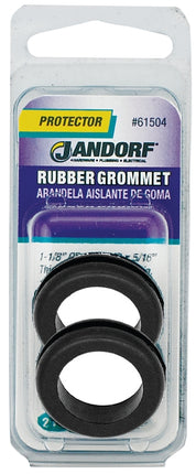 Jandorf 61504 Grommet, Rubber, Black, 5/16 in Thick Panel :CD: QUANTITY: 1