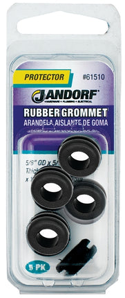 Jandorf 61510 Grommet, Rubber, Black, 1/4 in Thick Panel :CD: QUANTITY: 1