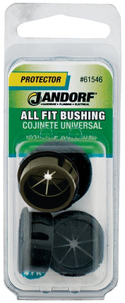 Jandorf 61546 Conduit Bushing, 1/2 in Dia Cable, Nylon, Black, 13/16 in Dia Panel Hole :CD: QUANTITY: 1