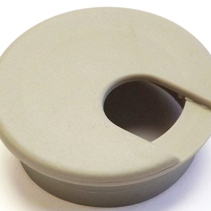 Jandorf 61602 Desk Grommet, 2 in Dia Cable, Polystyrene, Almond :CD: QUANTITY: 1