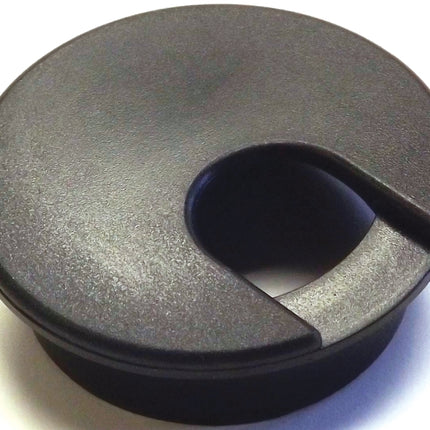Jandorf 61606 Desk Grommet, 2 in Dia Cable, Polystyrene, Black :CD: QUANTITY: 1