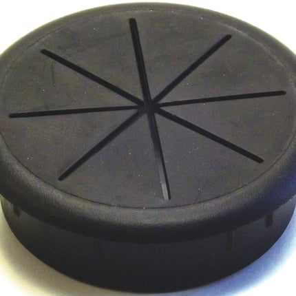 Jandorf 61609 Desk Grommet, 2-3/8 in Dia Cable, Polypropylene/Santoprene, Black :CD: QUANTITY: 1