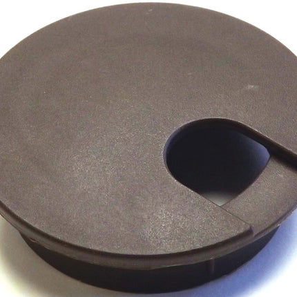 Jandorf 61614 Desk Grommet, 2-1/2 in Dia Cable, Polystyrene, Walnut Brown :CD: QUANTITY: 1