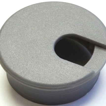 Jandorf 61616 Desk Grommet, 1-3/4 in Dia Cable, Polystyrene, Silver :CD: QUANTITY: 1