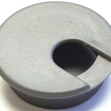 Jandorf 61617 Desk Grommet, 2 in Dia Cable, Polystyrene, Silver :CD: QUANTITY: 1