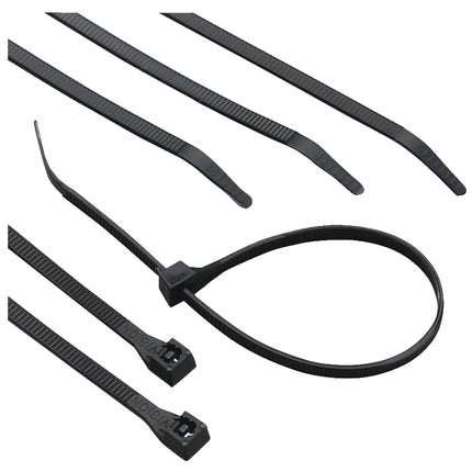 Calterm 73273 Cable Tie, 6/6 Nylon, Black :PK100: QUANTITY: 1
