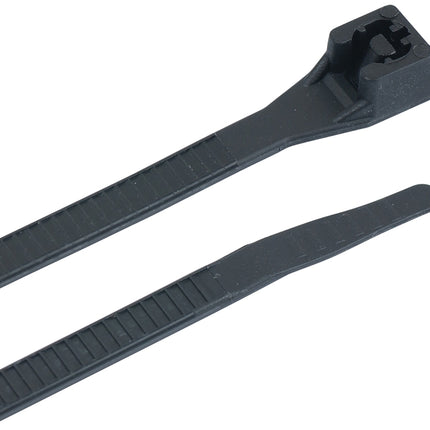 Gardner Bender 45-515UVB Cable Tie, Double-Lock Locking, 6/6 Nylon, Black :PK 10: QUANTITY: 1