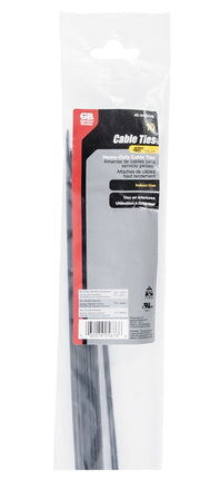 Gardner Bender 45-548UVB Cable Tie, 6/6 Nylon, Black :PK 10: QUANTITY: 1